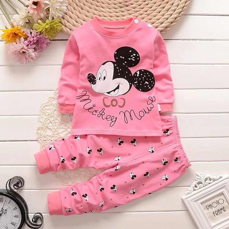 Newborn Unisex Minnie Mouse Pajamas 3-24M