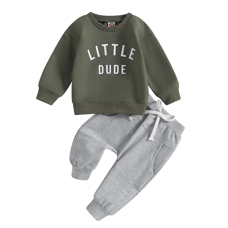 Newborn Boys Sweatshirts Pants 6-36M
