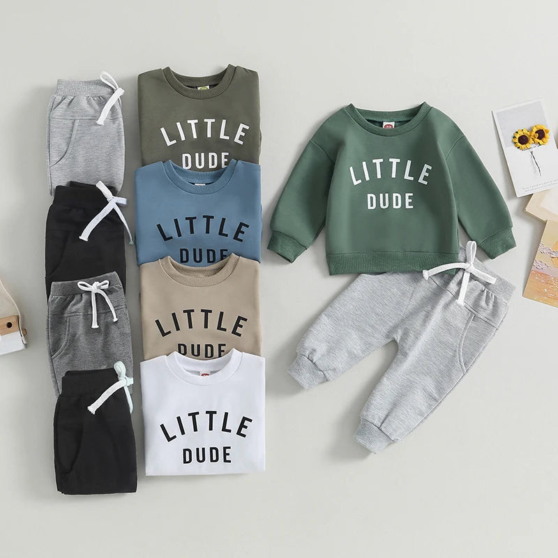 Newborn Boys Sweatshirts Pants 6-36M