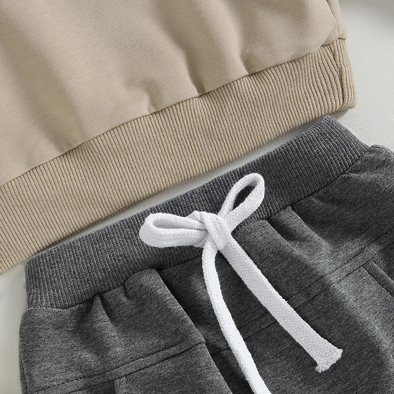 Newborn Boys Sweatshirts Pants 6-36M