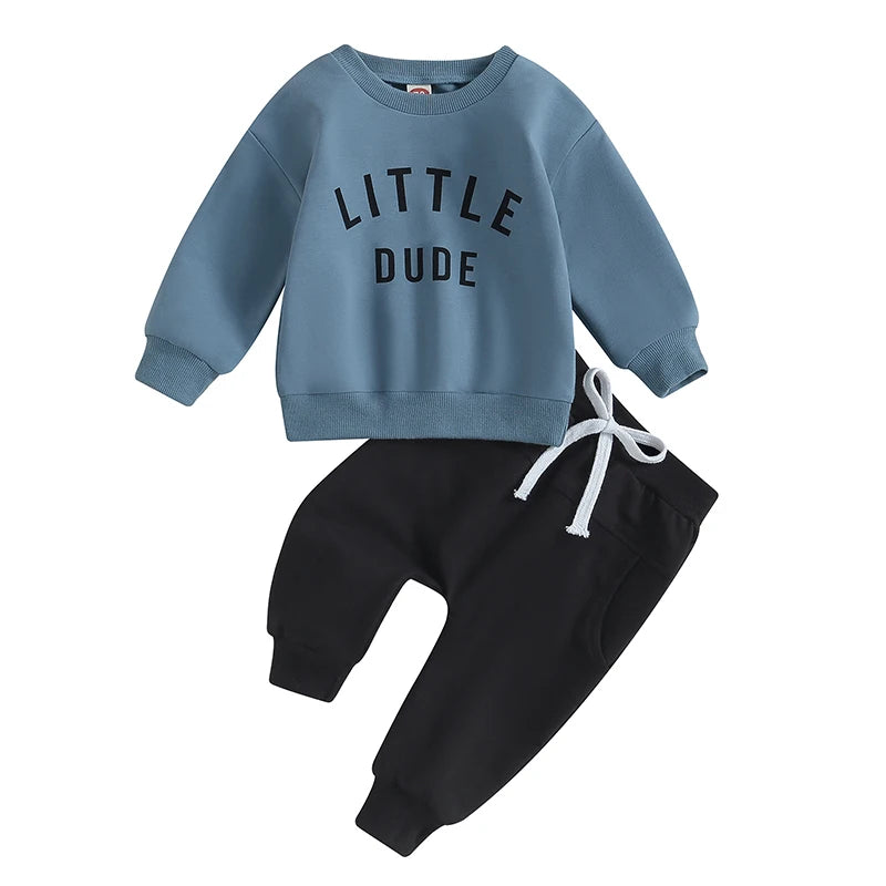 Newborn Boys Sweatshirts Pants 6-36M