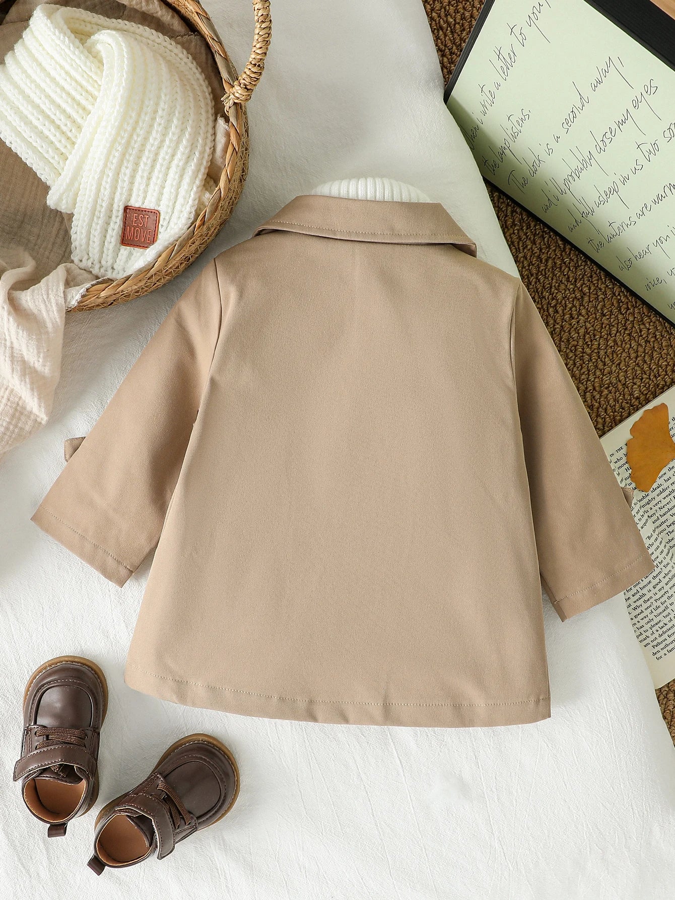 Newborn Boys Trench Coat Jacket 6-24M
