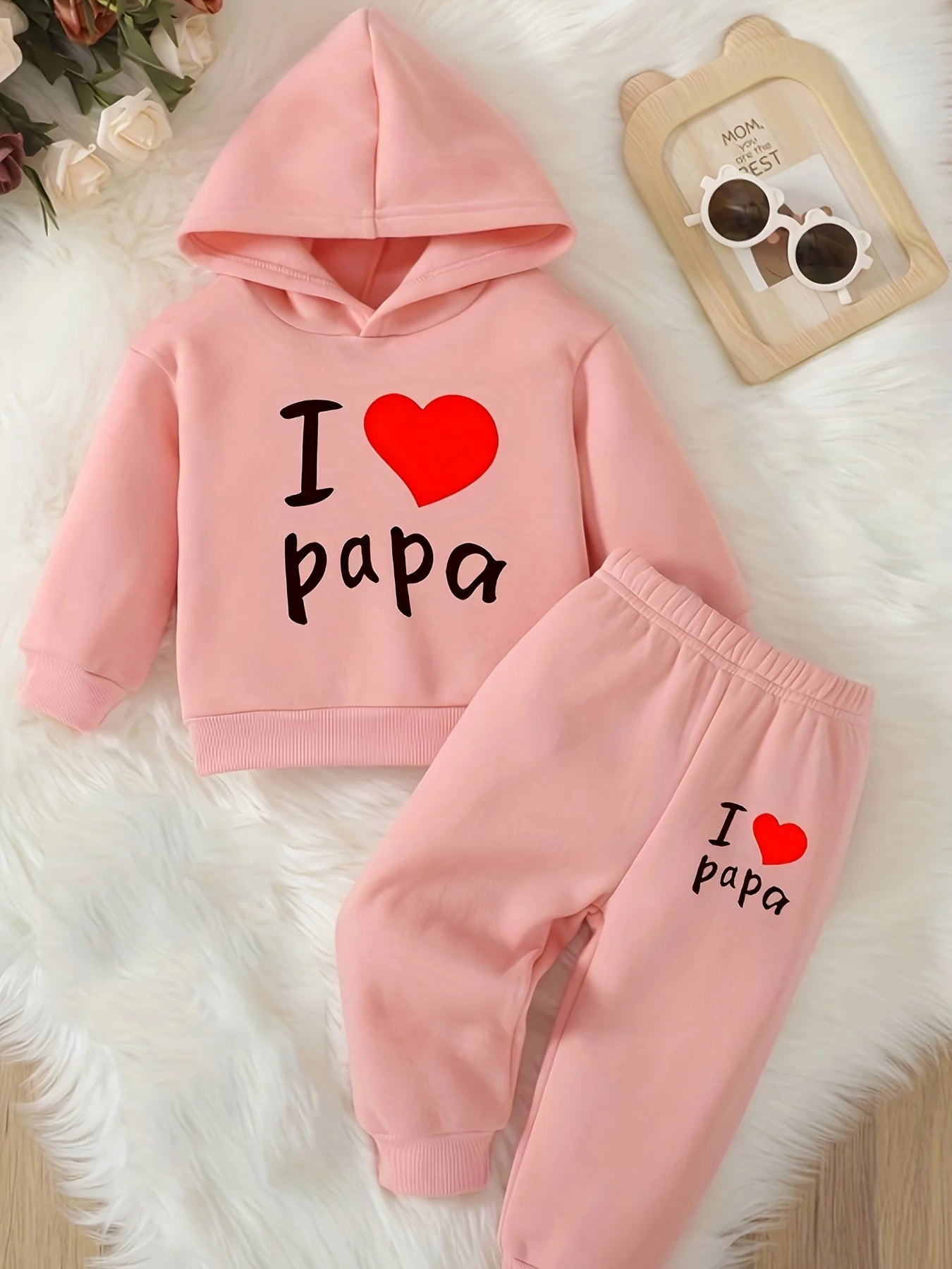 Newborn Girls Hoodie Pants 6-36M
