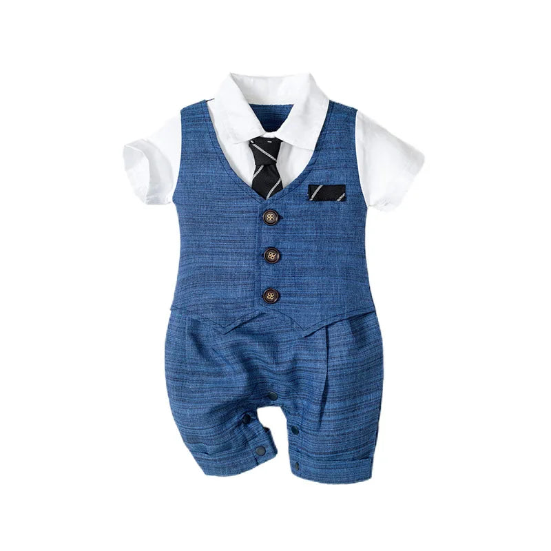 Newborn Boys Romper with Hat 3-24M